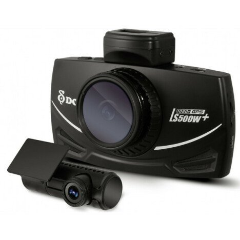 Camera Auto Dubla DVR DOD LS500W+, Full HD, GPS, senzor imagine Sony, lentile Sharp, WDR, senzor G,